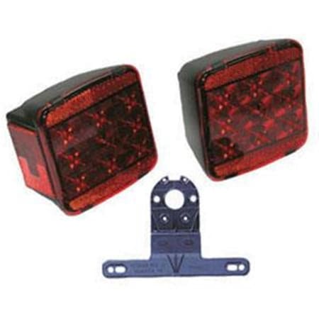 Peterson V941 Trailer Light - Red - Square P6J-V941